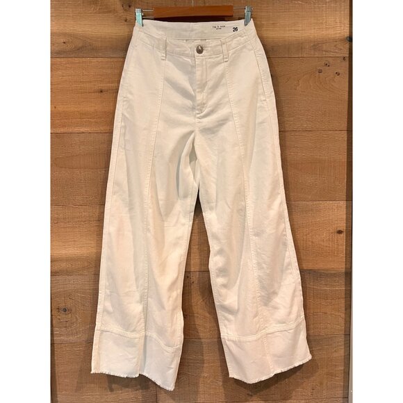 NWT rag & bone Featherweight Arianna Palazzo Pants JEANS SIZE 26 - Picture 4 of 9